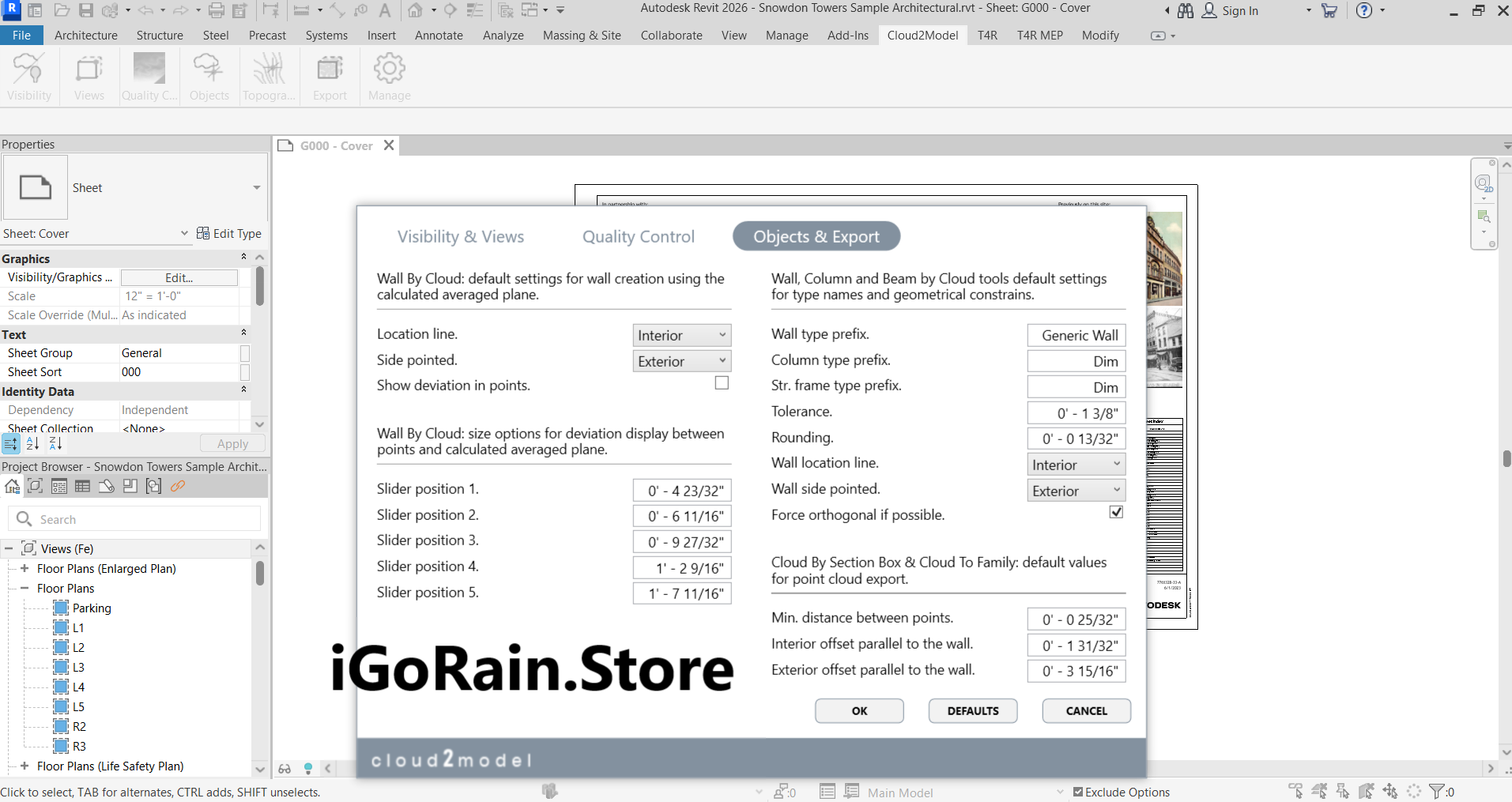 Download Cloud2model for Revit 1.2.2.1 - Image 2