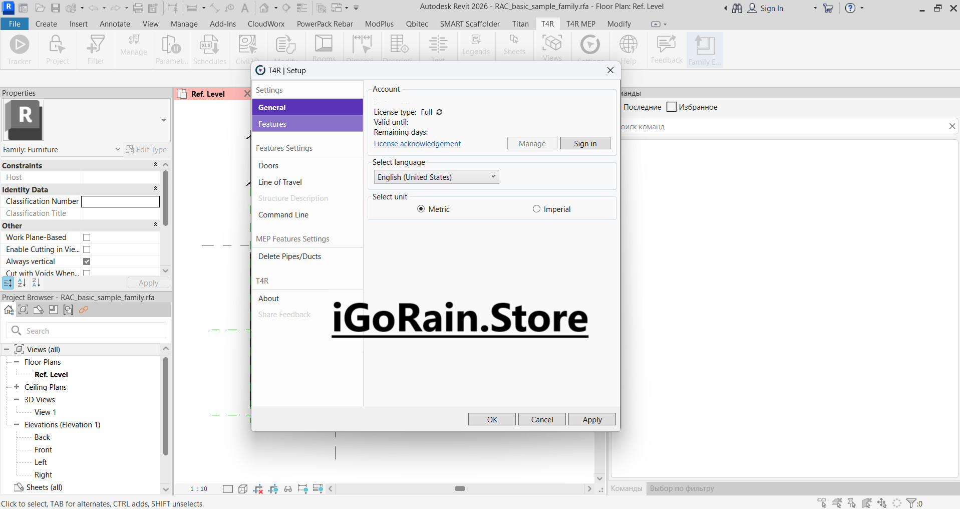 Revit Tools Holixa T4R 4.2.10 Tools for Revit Download