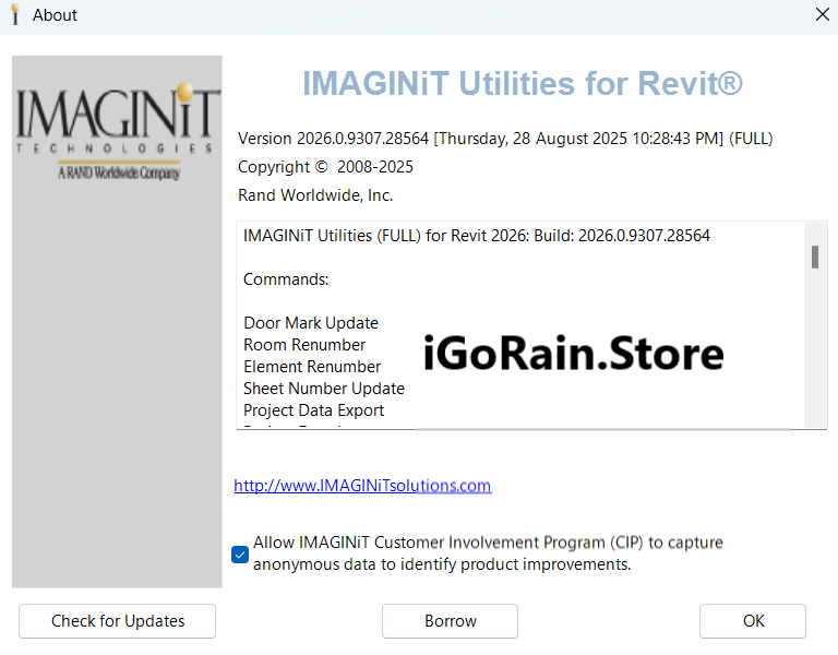 IMAGINiT Utilities for Revit 2026