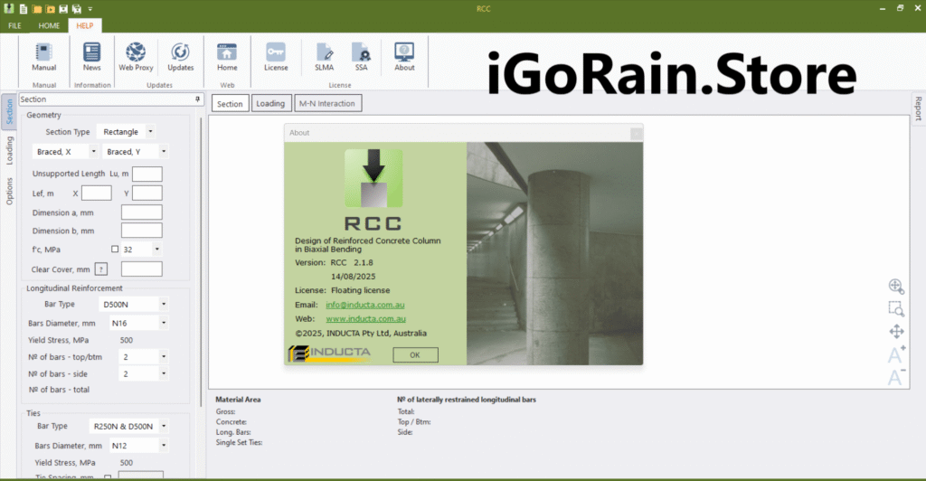 Download Inducta RCC 2.1.8 - iGoRain