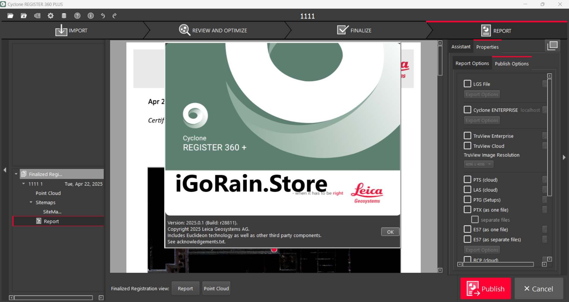 Leica Cyclone REGISTER 360 PLUS 2025.0.1