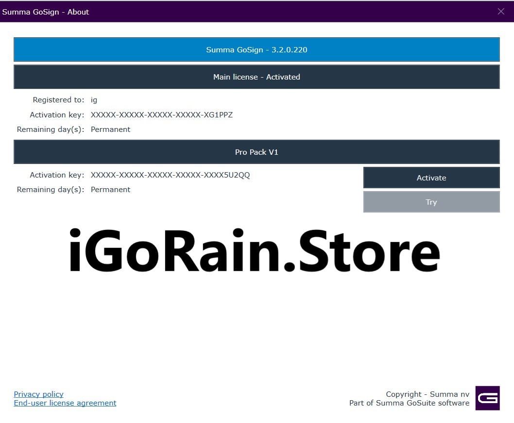 Download Summa GoSign 3.2.0.220