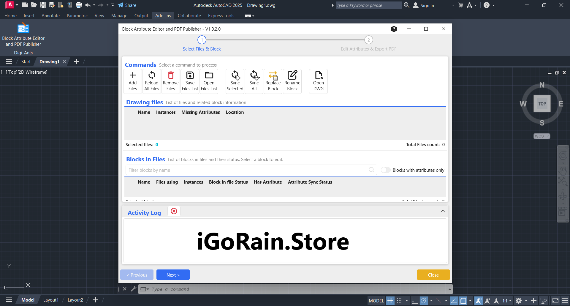 Digi-Ants Block Attribute Editor and PDF Publisher