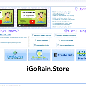 Domain Hunter Gatherer Pro