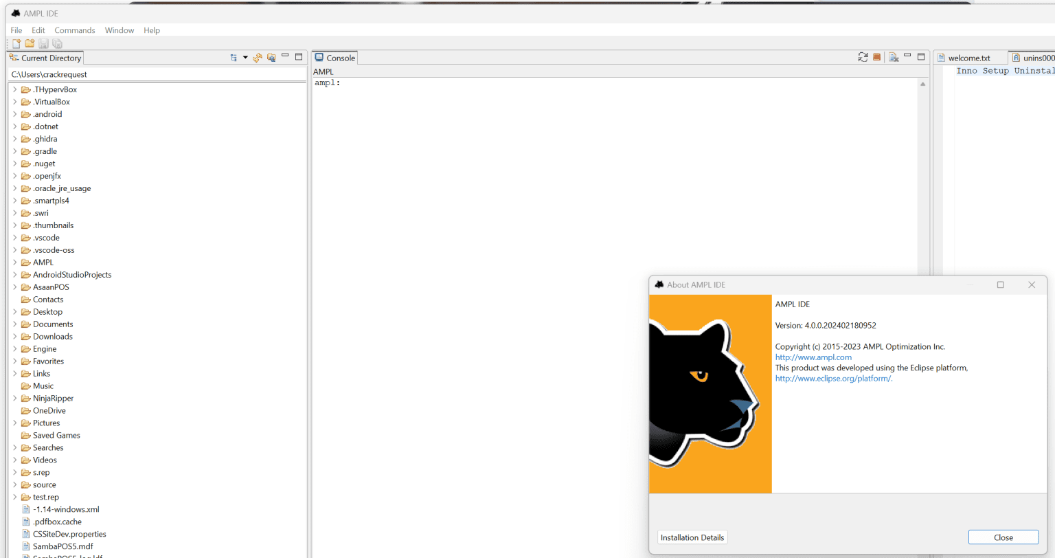 AMPL IDE 4.0.2 Full Version