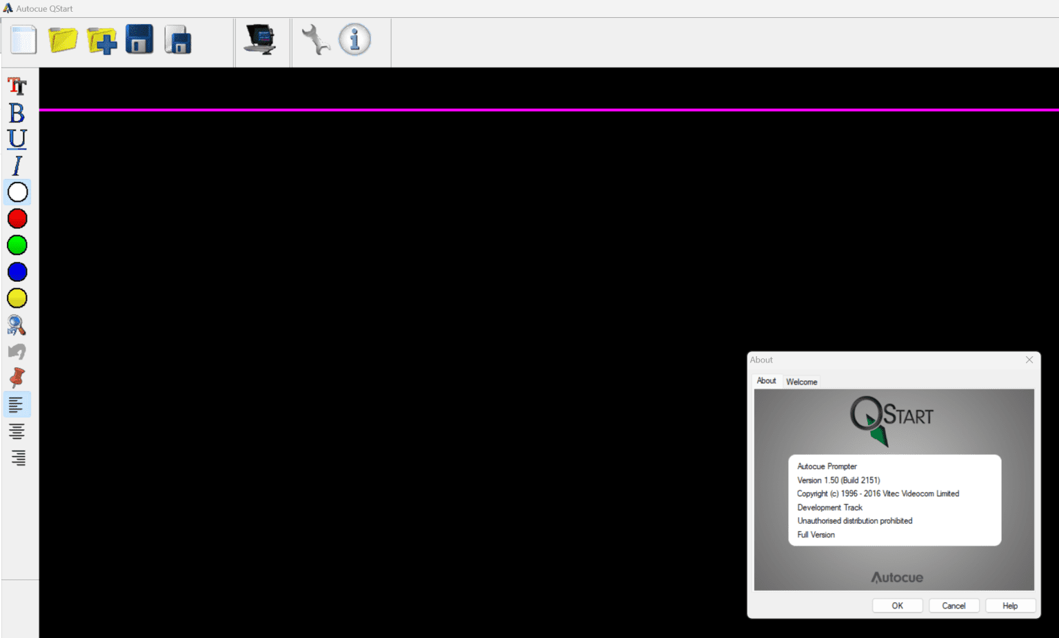 Autocue QStart Teleprompter 1.50 Build 2151 Full Version