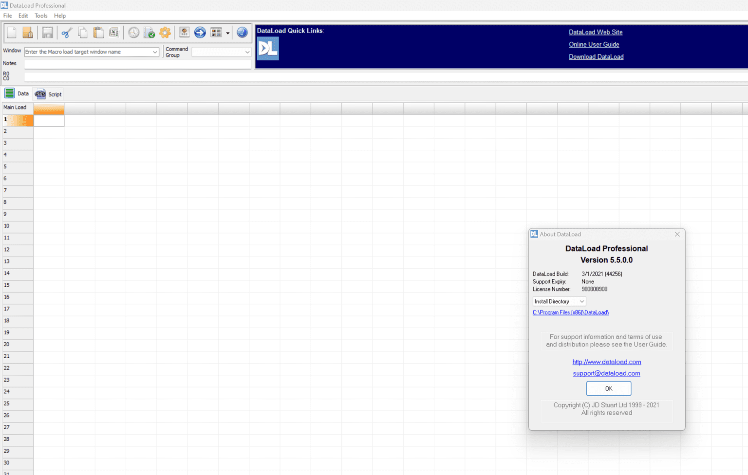 DataLoad Professional 5.5 Full Version