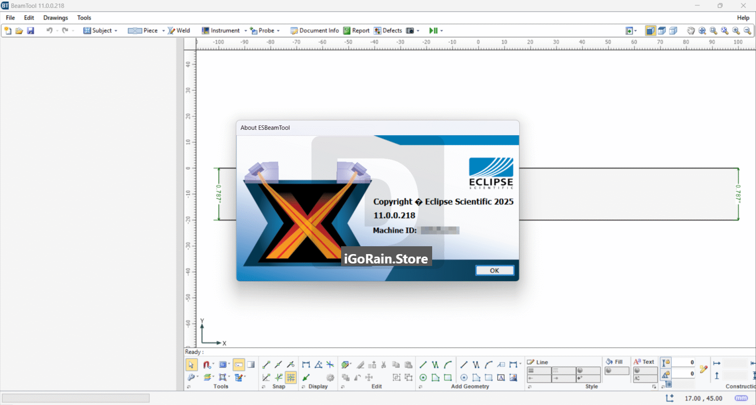 Eclipse Scientific BeamTool 11.0.0.218