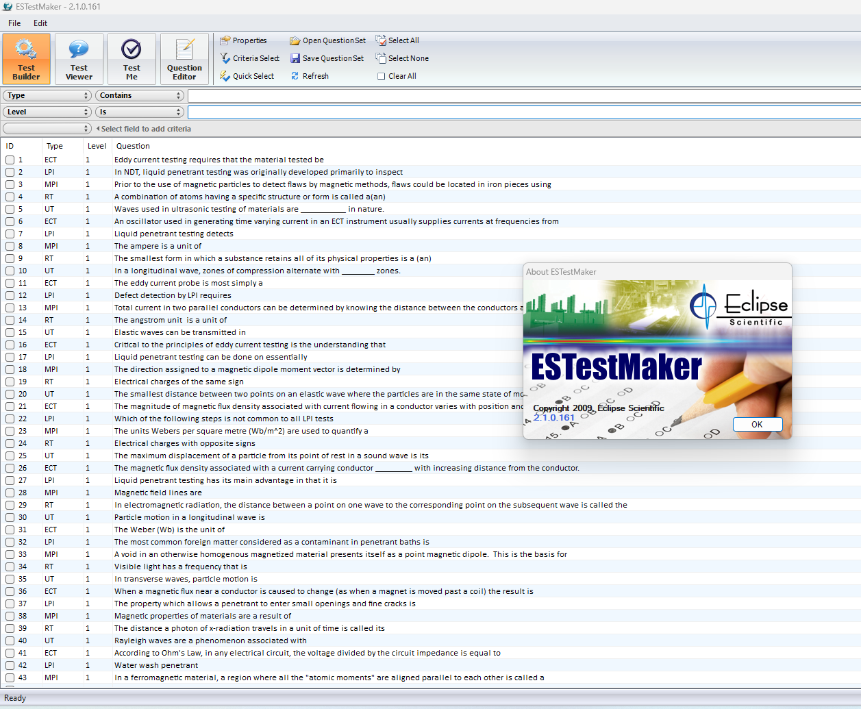 Eclipse Scientific Test Maker ESTestMaker 2.10 full version 2026