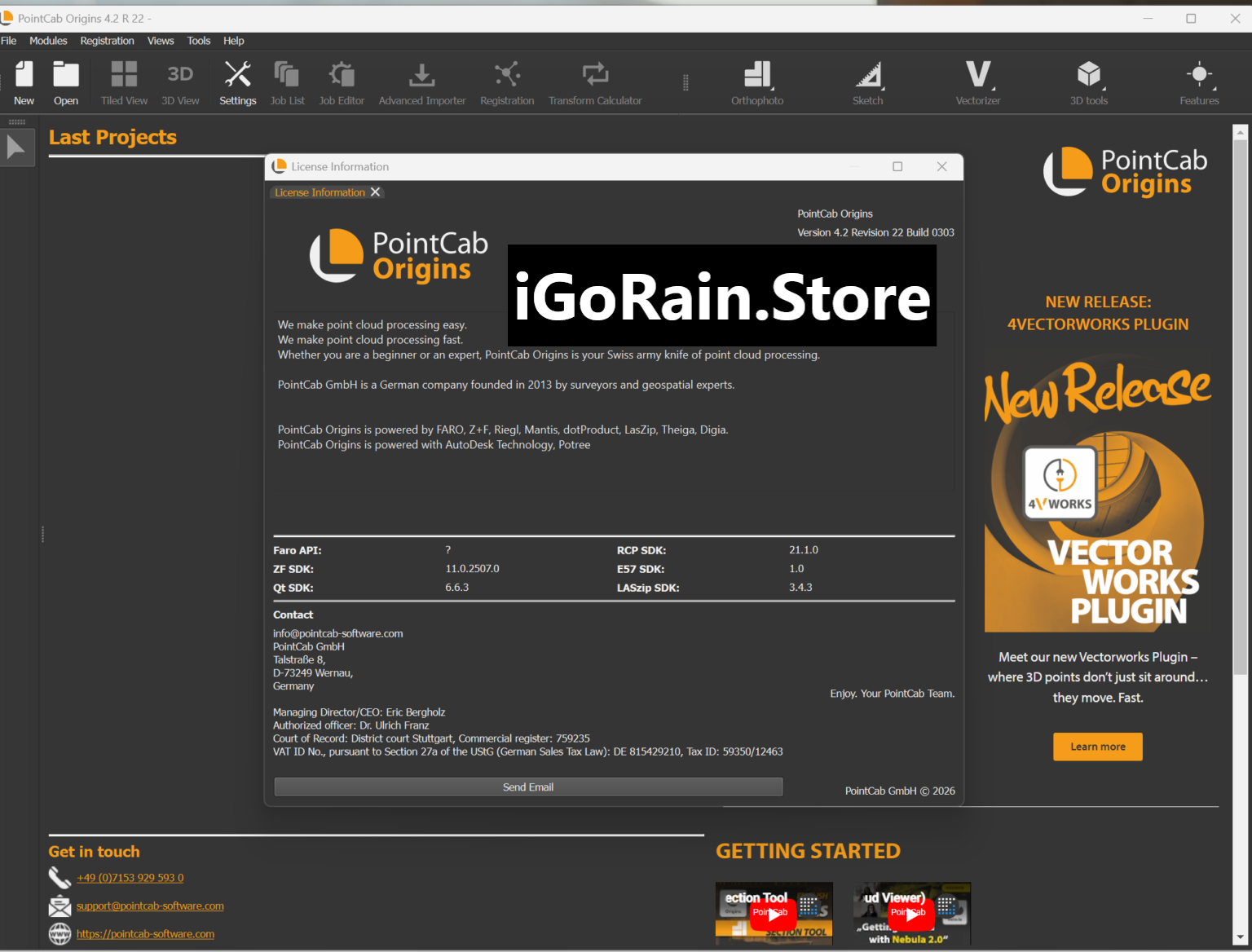 POINTCAB ORIGINS 4.2 R22