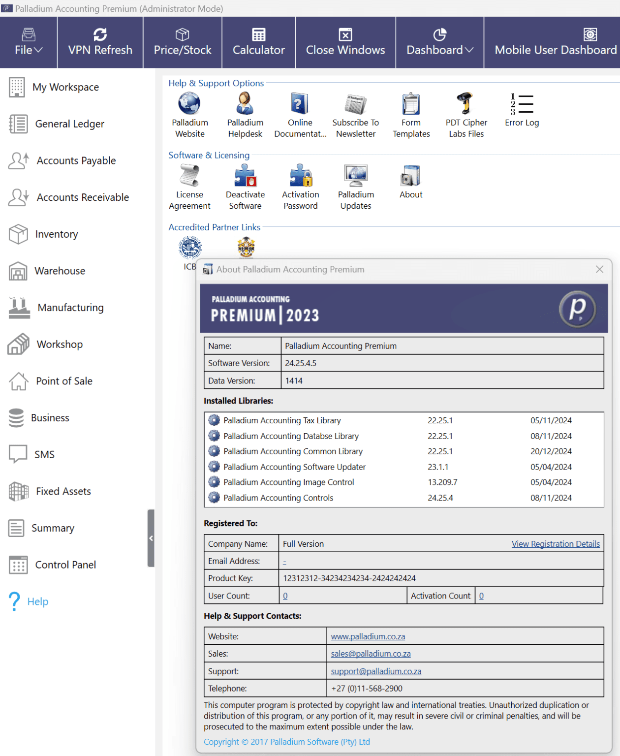 Palladium Accounting Premium 24.25.4.5 Full Version