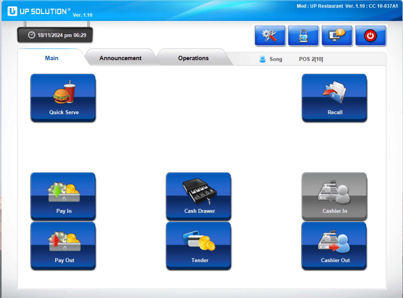 Up Solution UPRestaurant POS 1.10 Full Version