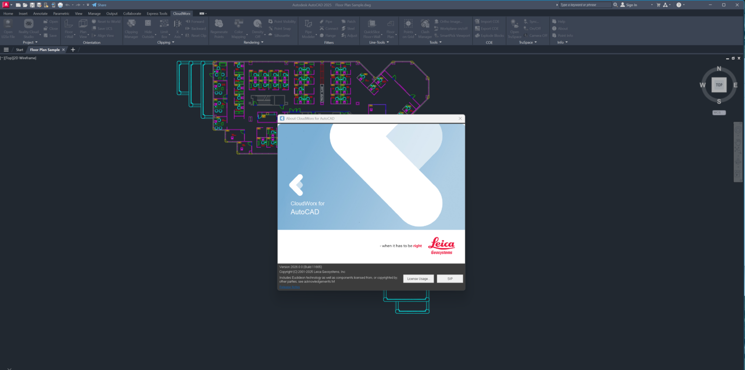 Leica Cloudworx for AutoCAD Revit