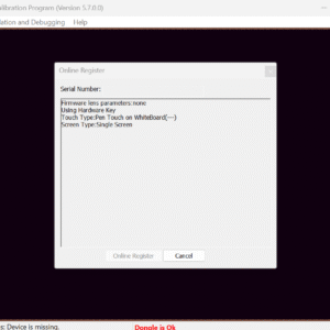 GloView Laser Touch Calibration Program 5.7.0.0