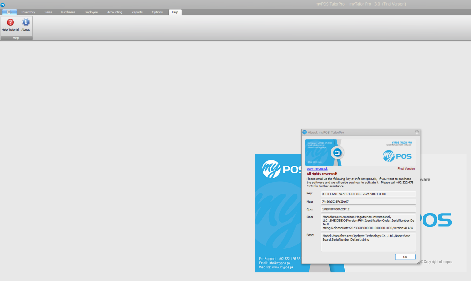 myPOS Tailor Pro Point Of Sale Final Version