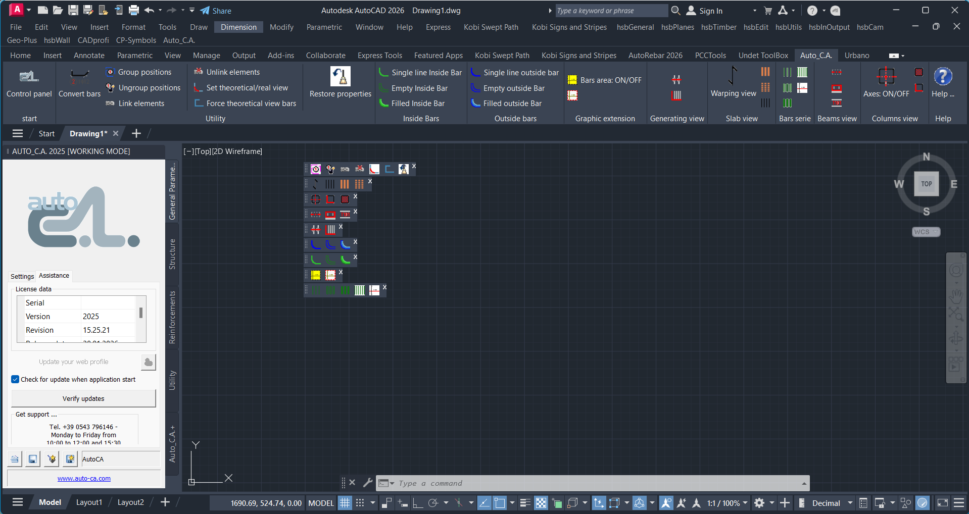 Auto_C.A. for AutoCAD v.15.25.21