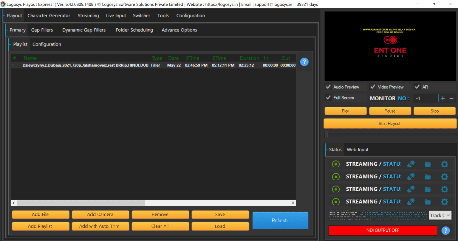 Logosys Playout 6.46 Full Version 2026