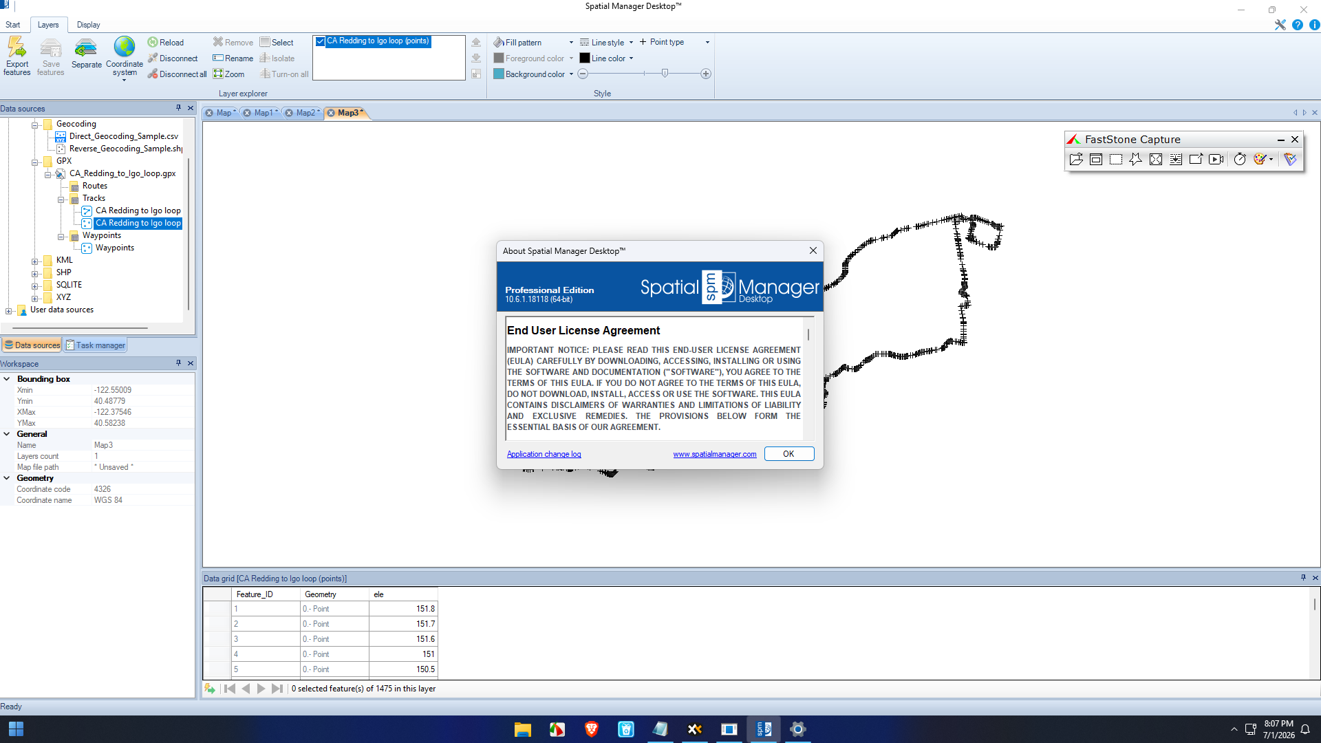 Opencartis Spatial Manager Desktop 10.6.1 Build 18118