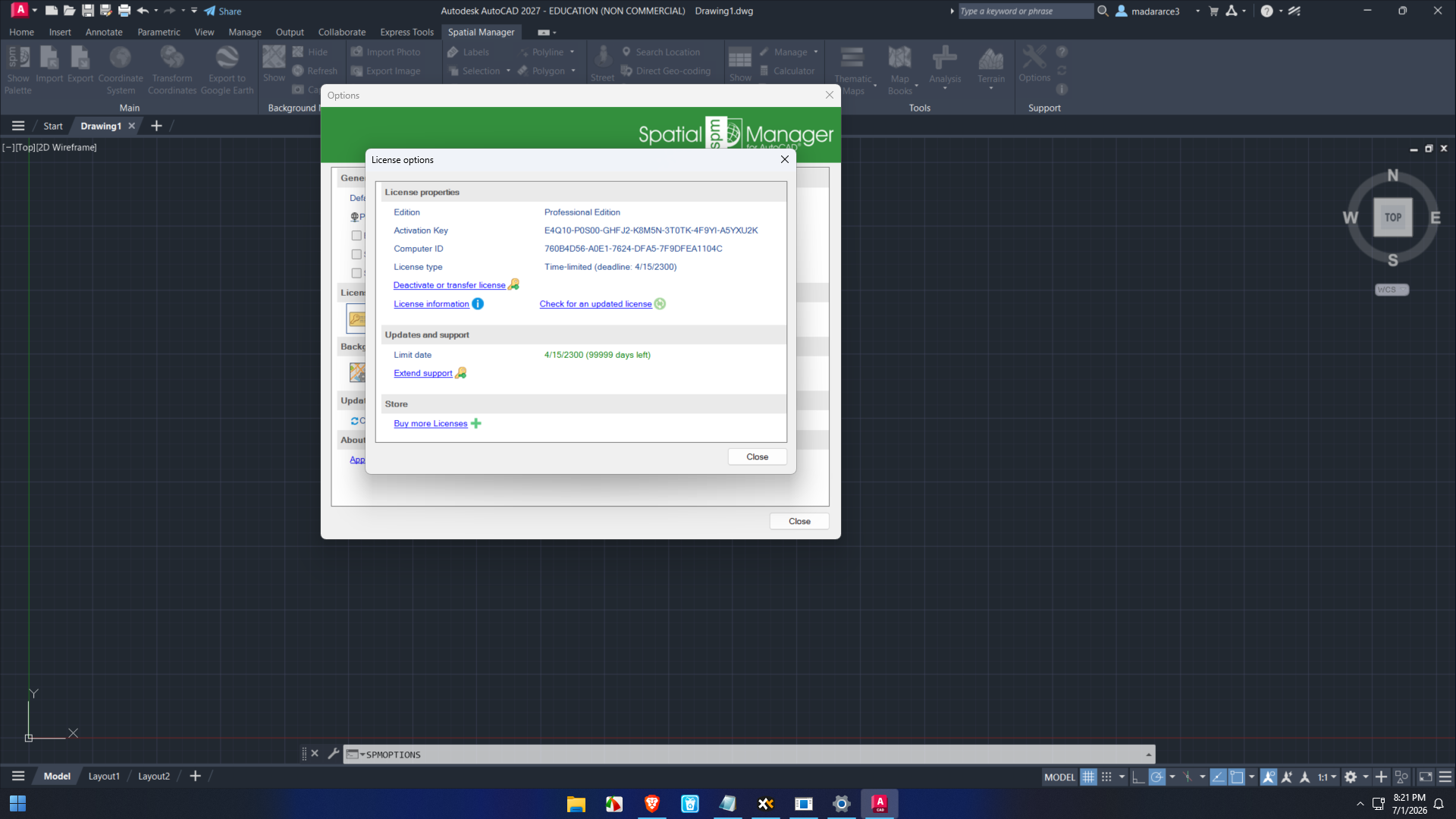 Opencartis Spatial Manager for AutoCAD Professional 10.6.1 Build 18118