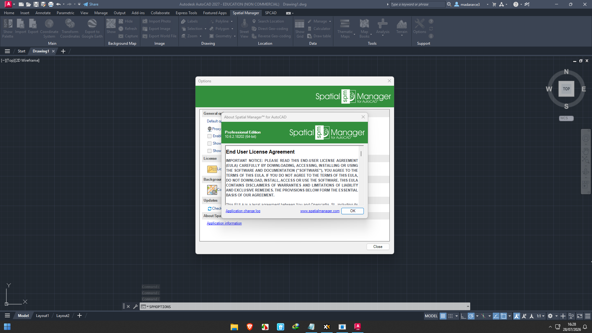 Opencartis Spatial Manager for AutoCAD Professional Edition 10.6.2 Build 18202