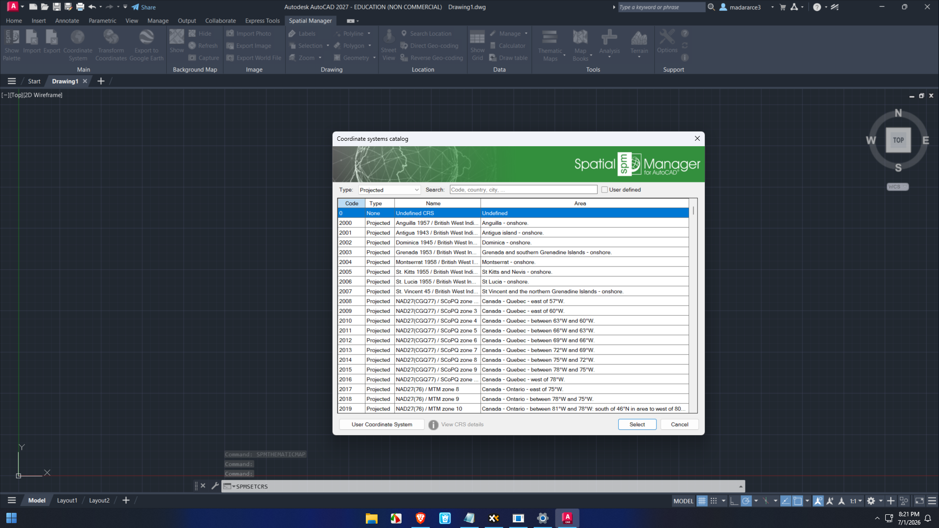 Opencartis Spatial Manager for AutoCAD Professional 10.6.1 Build 18118