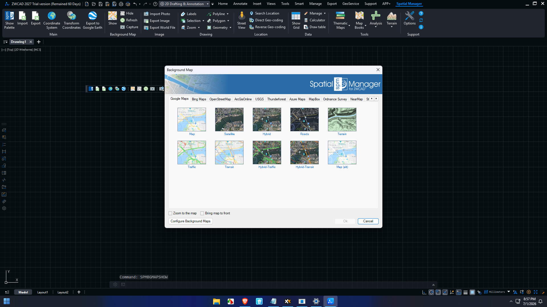 Opencartis Spatial Manager for ZWCAD Professional 10.6.1 Build 18118