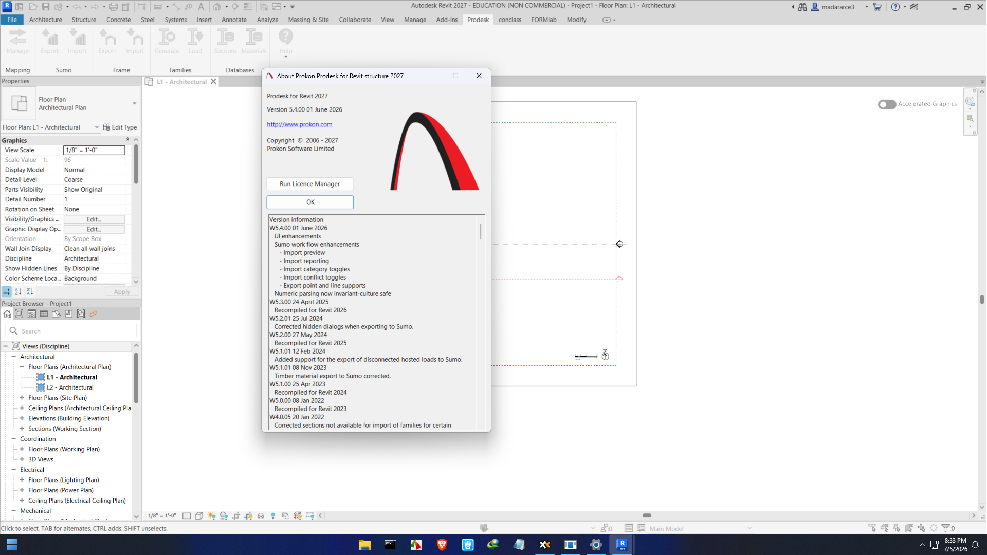 Prodesk for Revit 5.4 Build 2026