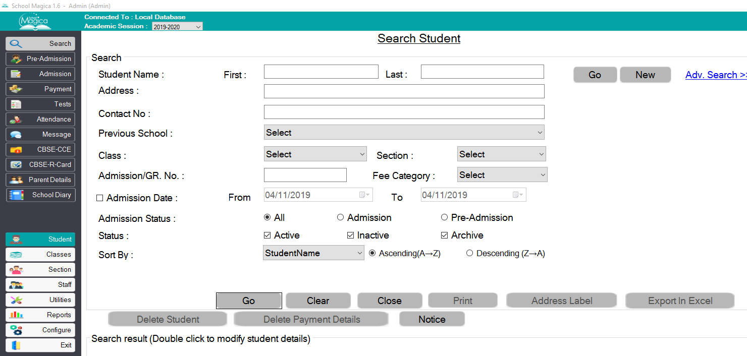 Techior School Magica ERP Software 1.6 Version 2026