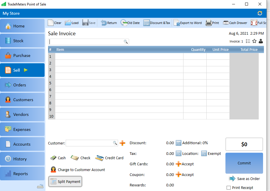 TradeMeters POS 4 Point of Sale Software 2026