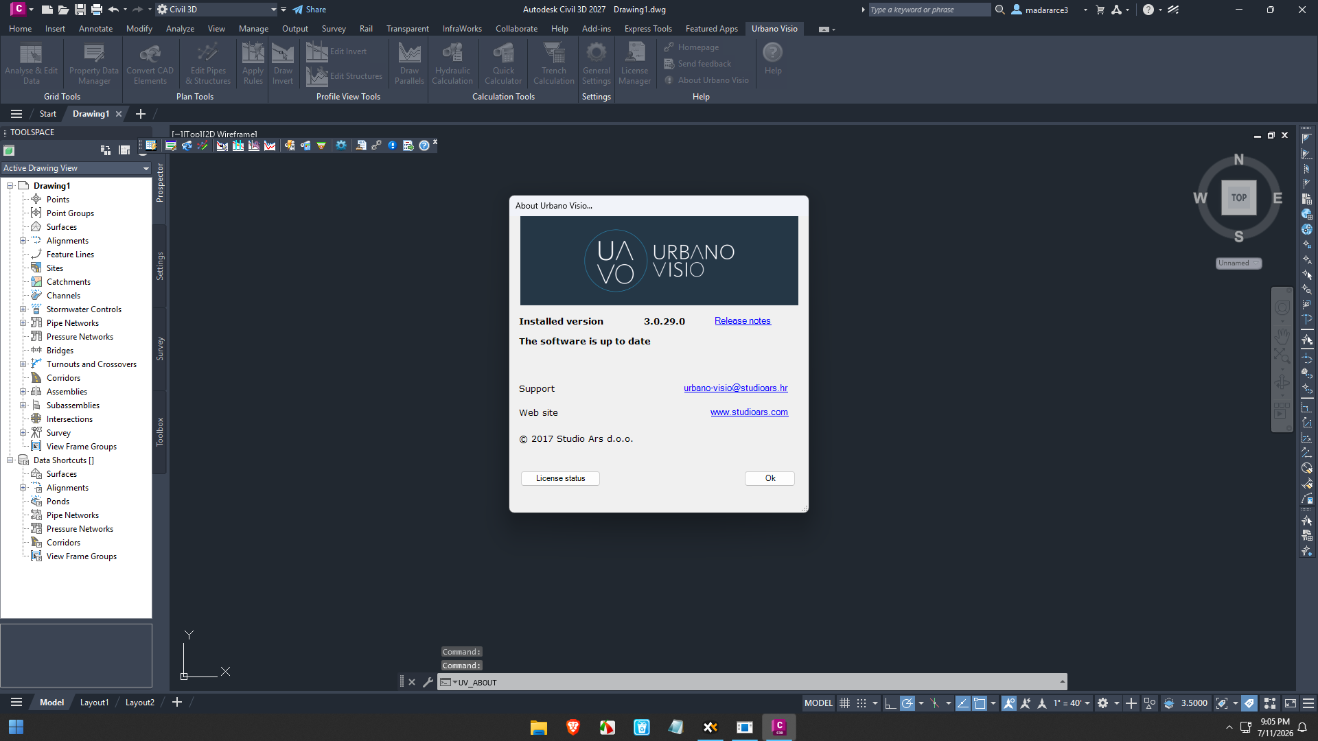 Urbano Visio for Autodesk Civil