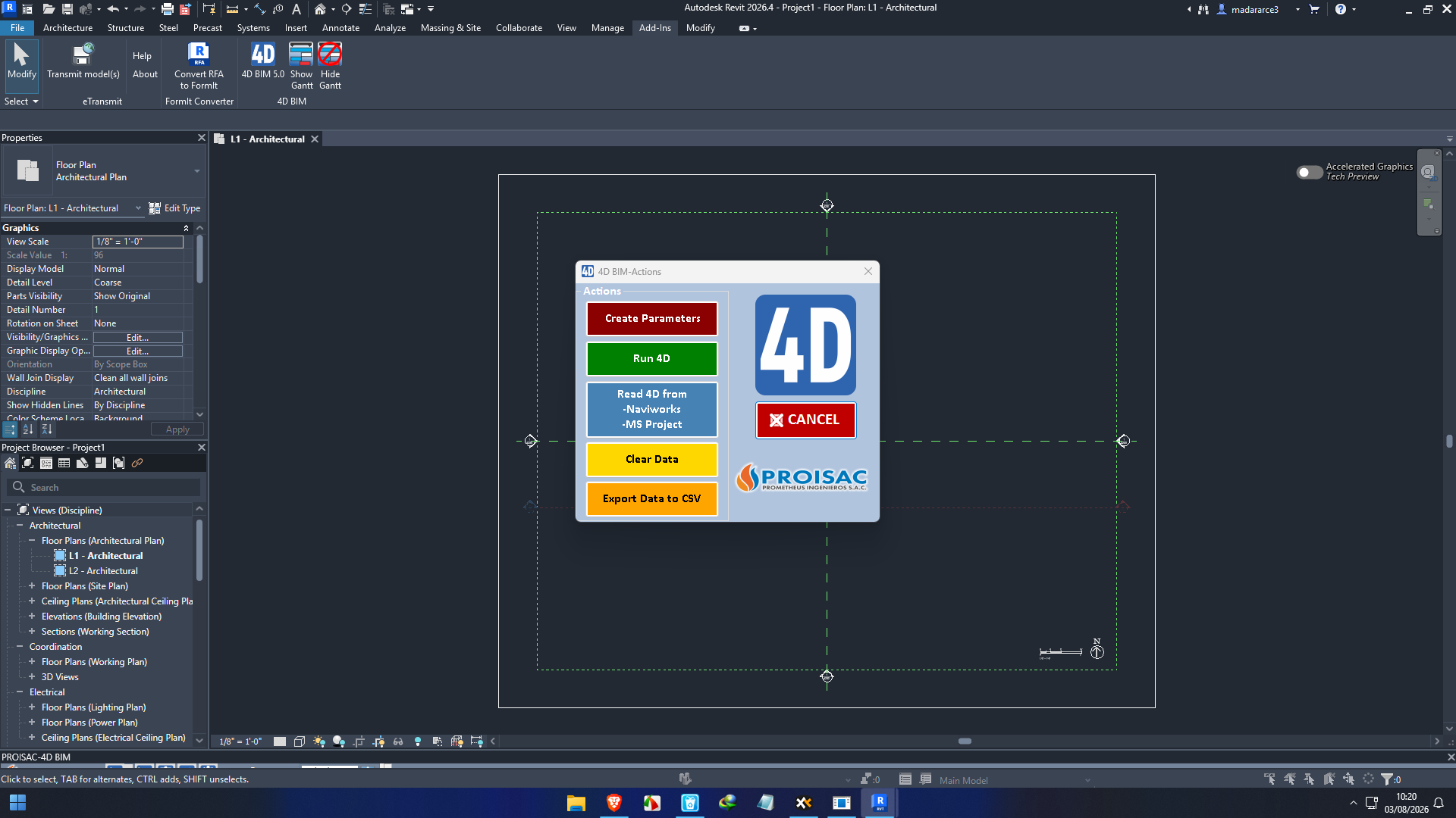 PROISAC-BIM-VDC 4D BIM